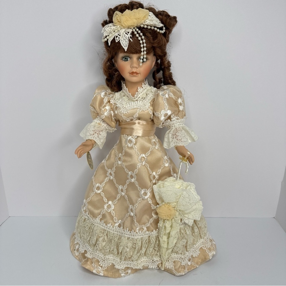 Classic Treasures Genuine Bisque Porcelain Doll, Special Edition Collectible